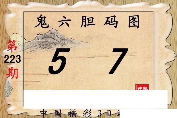 鬼六神算223期胆码